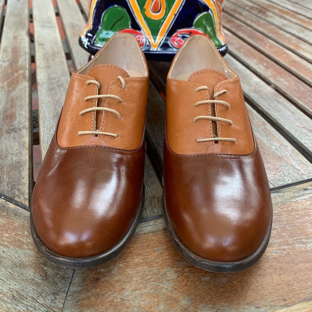 Brown Leather Women's Loafers